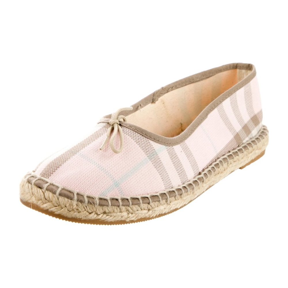 BURBERRY Canvas Printed Espadrilles- Size 9- Box included if wish - Picture 2 of 5